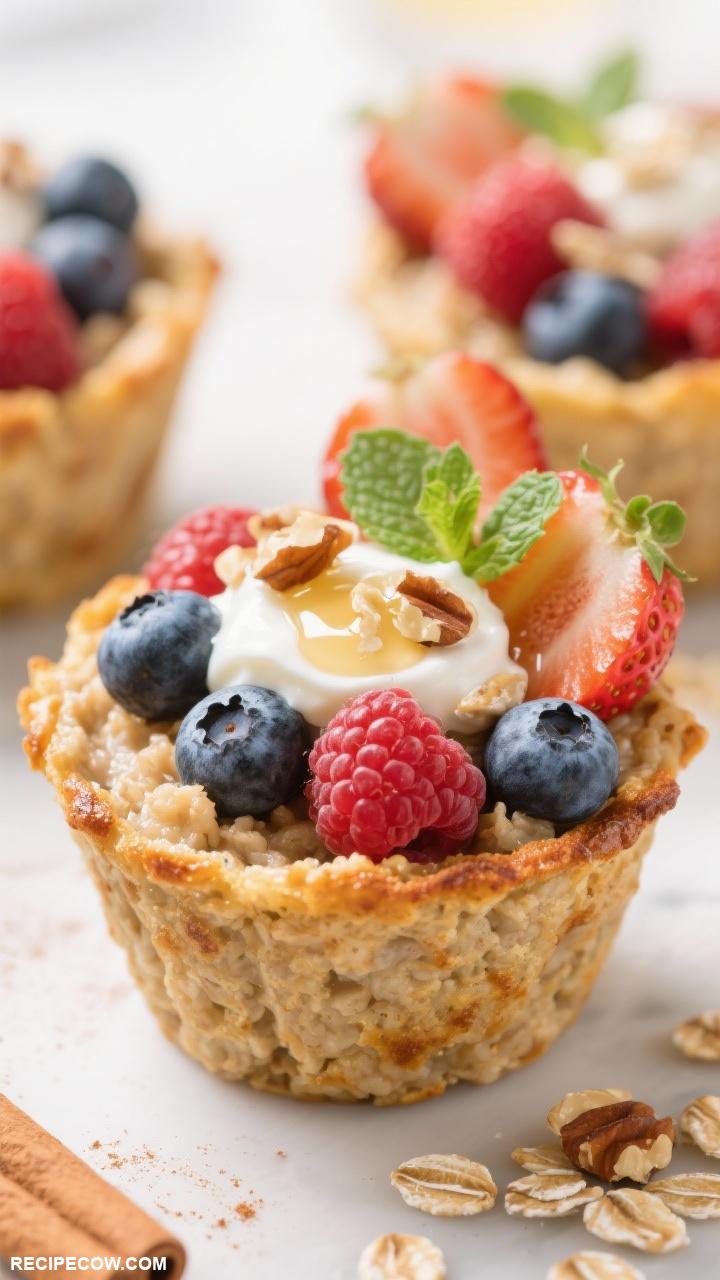 air fryer recipes Air Fryer Berry Oatmeal Cups