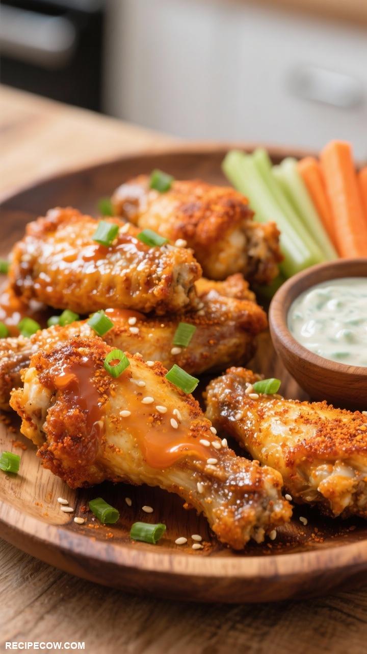 air fryer recipes Crispy Air Fryer Chicken Wings