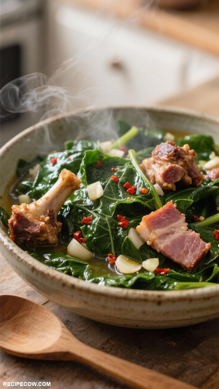 american soul foods Collard Greens with Ham Hocks