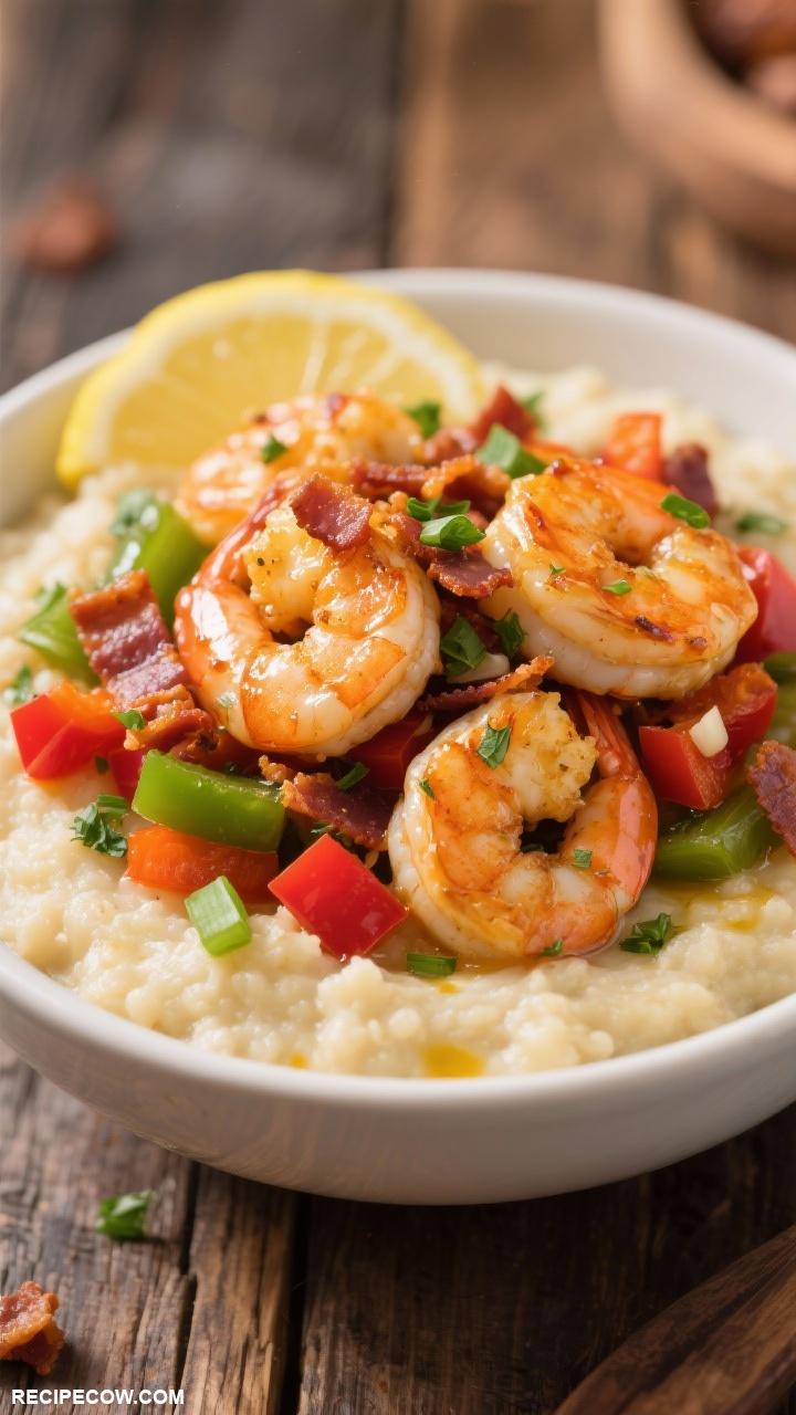 american soul foods Shrimp and Grits Bowl