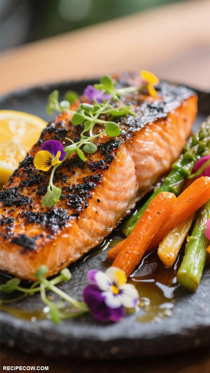 black stone meals Charred Black Stone Salmon