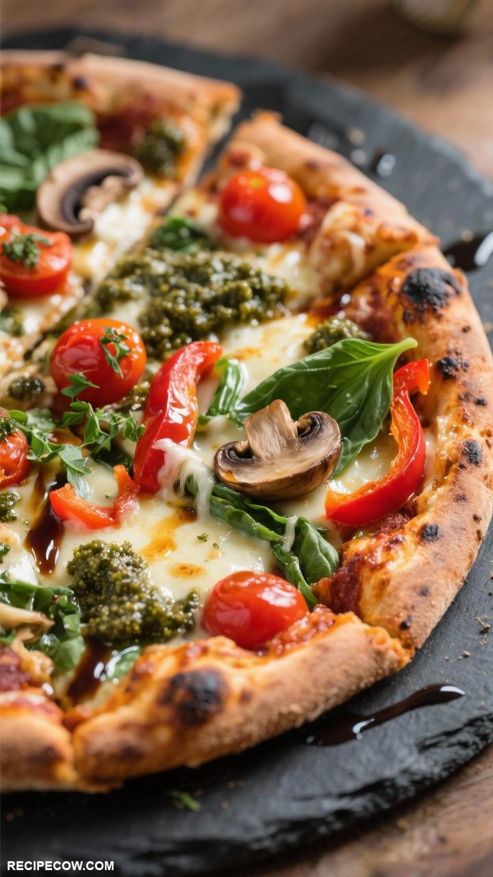 black stone meals Vegetarian Black Stone Pizza