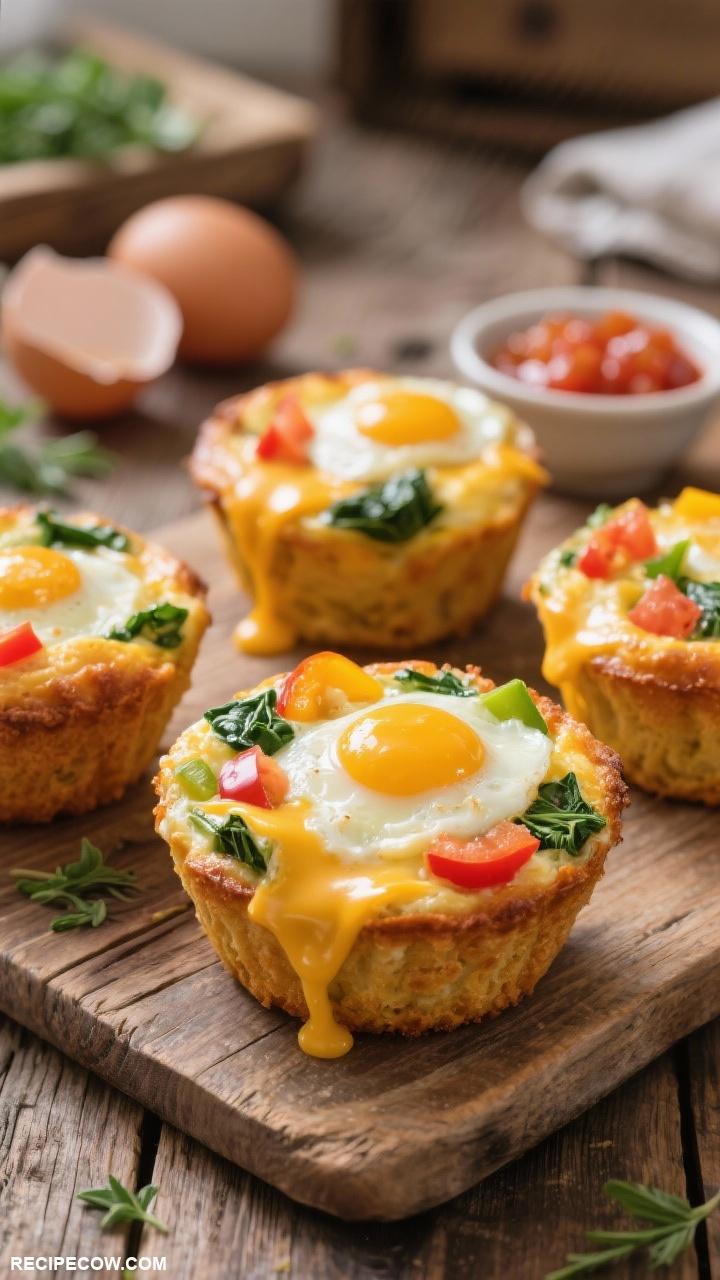 breakfast ideas for kids Cheesy Egg Muffins
