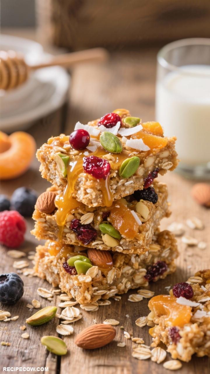 breakfast ideas for kids Fruit and Nut Breakfast Bars