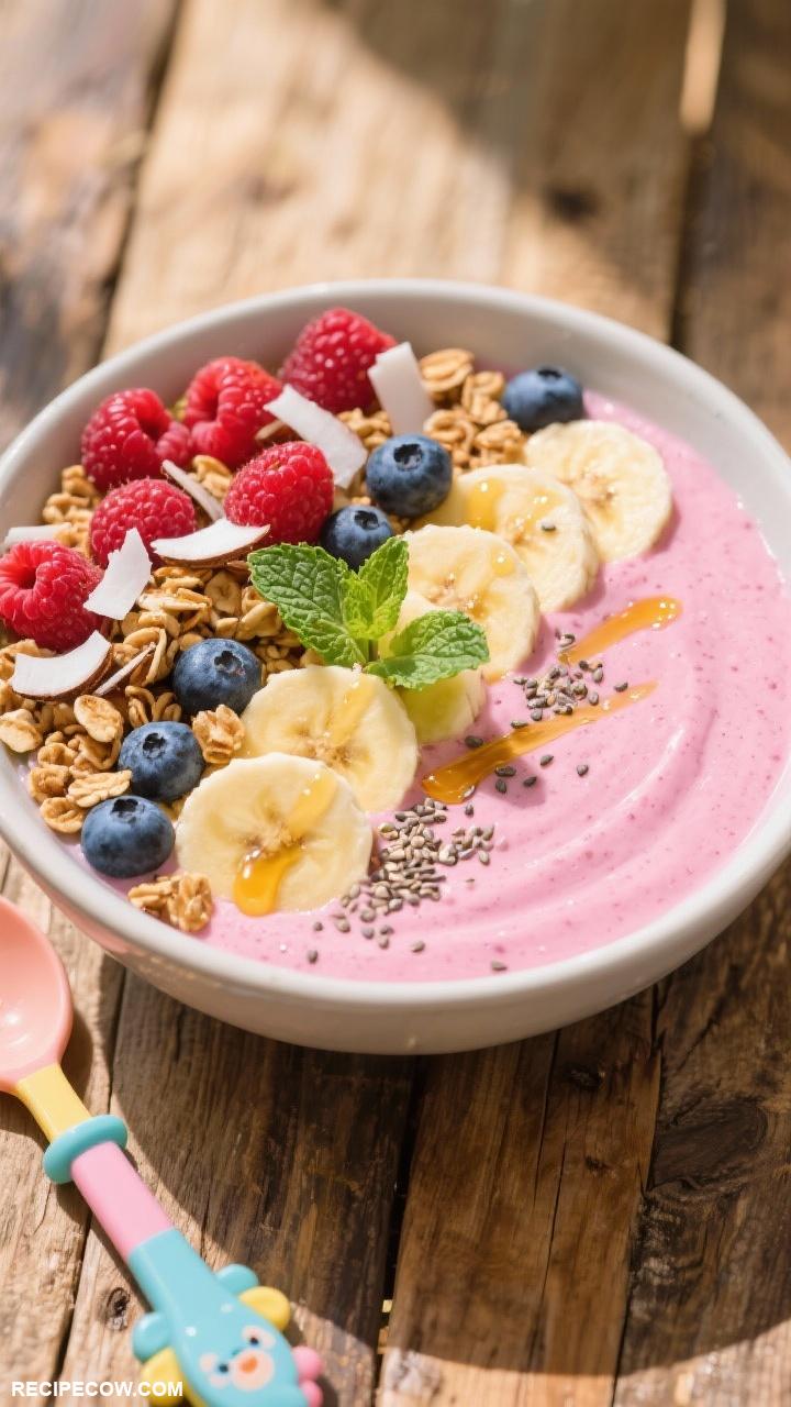 breakfast ideas for kids Smoothie Bowl Delight