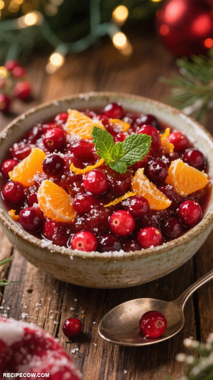 christmas recipes Cranberry Orange Relish