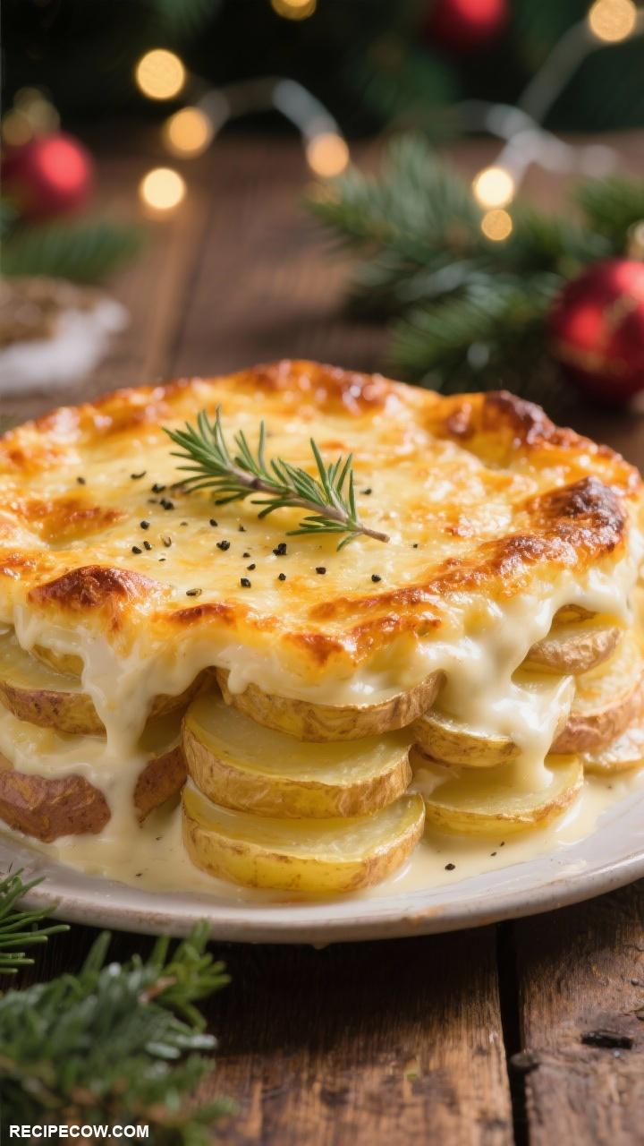 christmas recipes Creamy Potato Gratin
