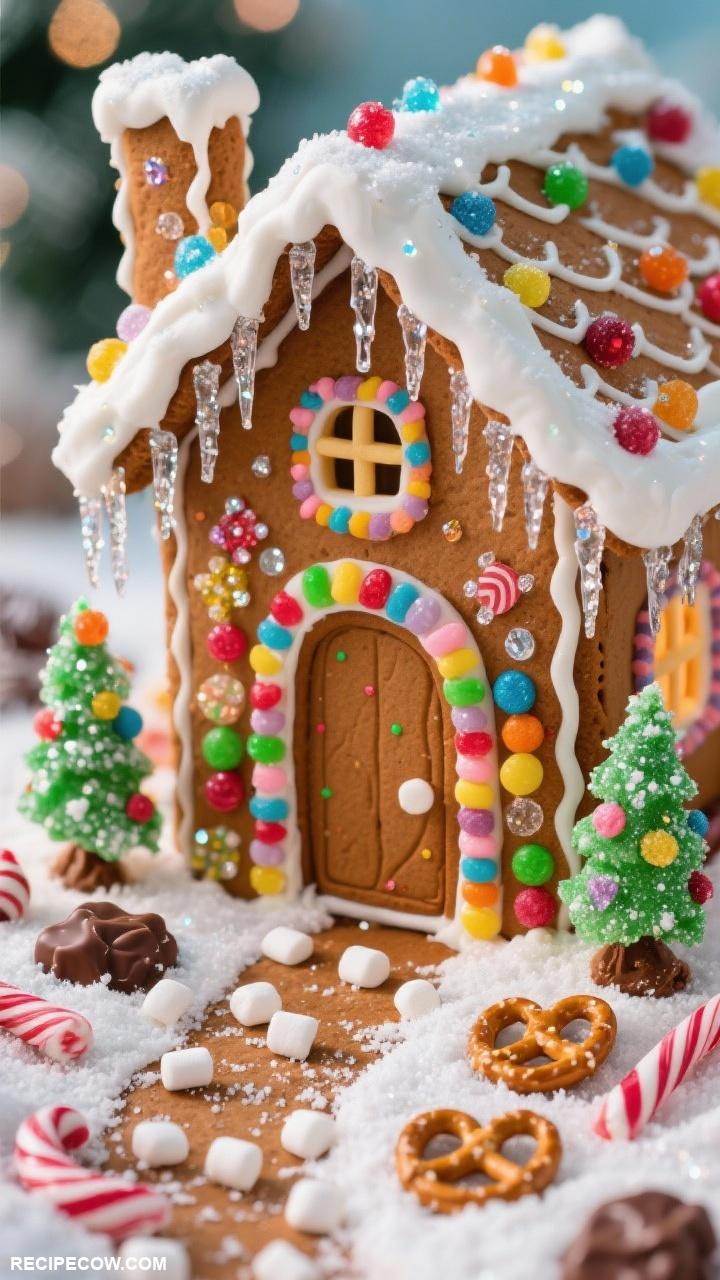 christmas recipes Gingerbread House Decorations