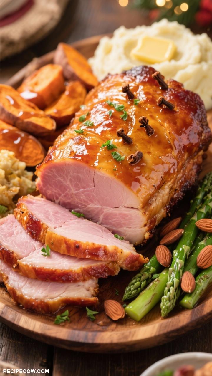 christmas recipes Honey Glazed Ham