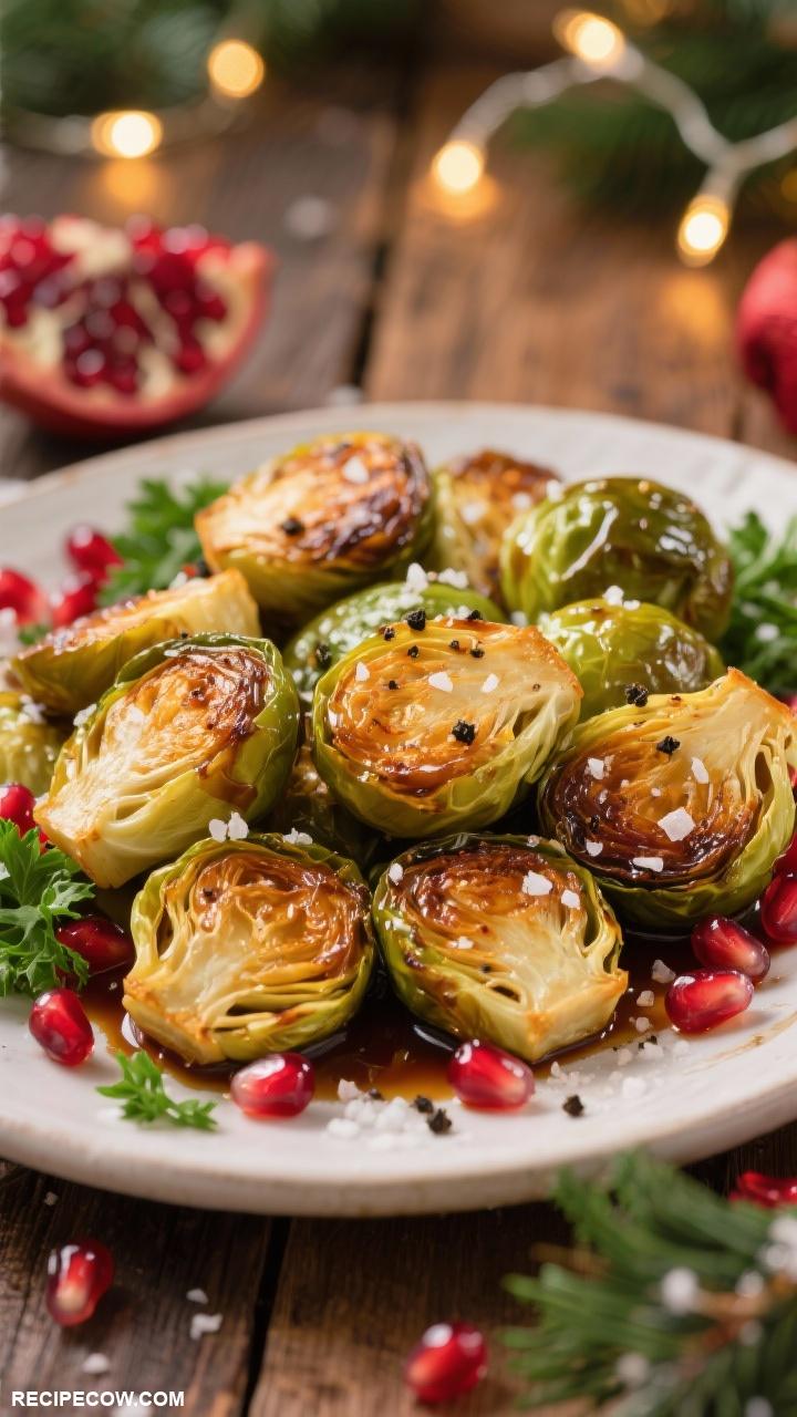 christmas recipes Roasted Brussels Sprouts