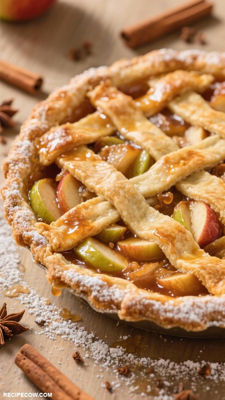 country style cooking Apple Pie with Homemade Crust