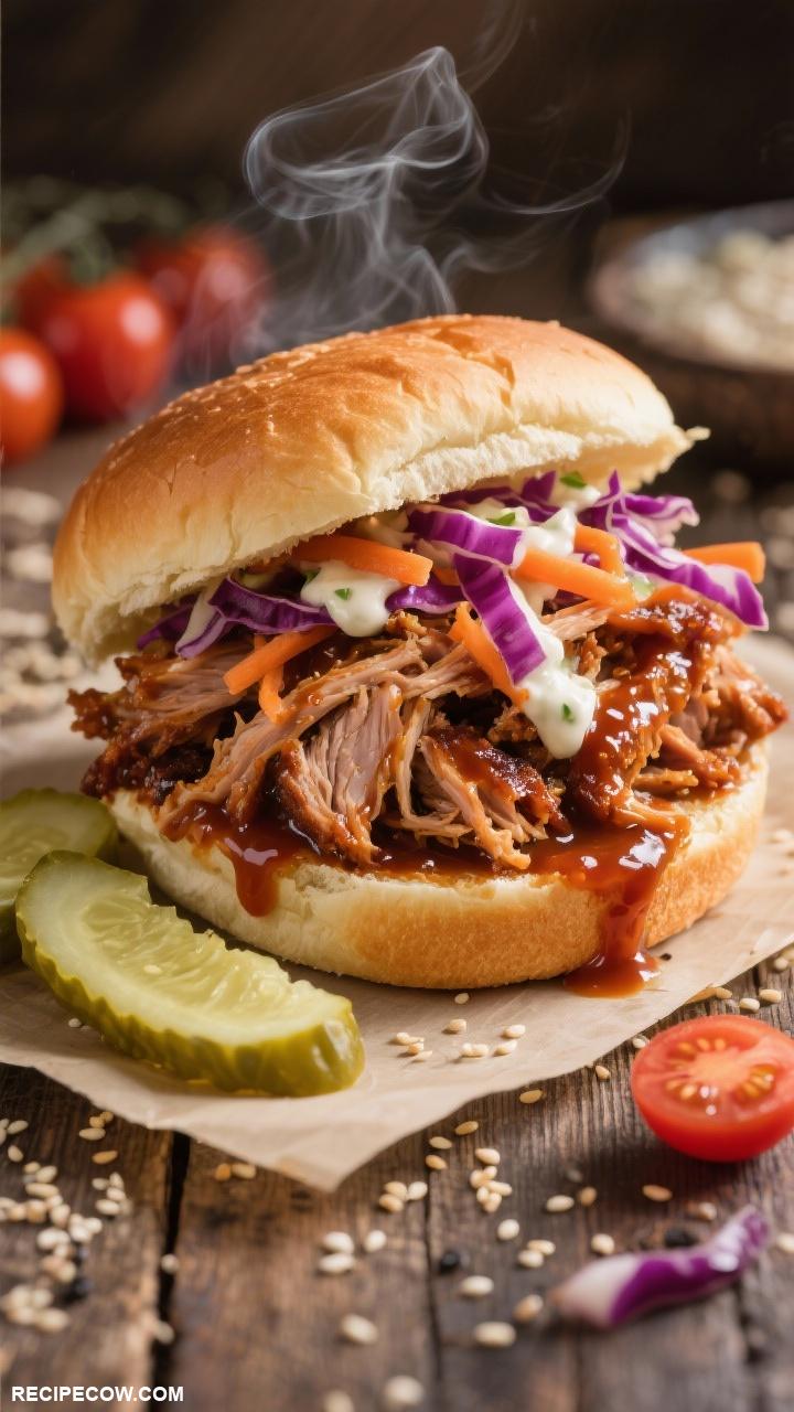 crockpot recipes Pulled Pork Sandwiches Delight