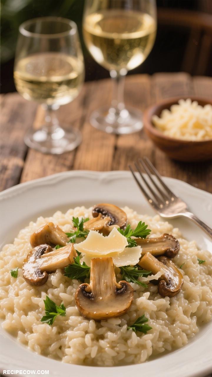 dinner recipes Creamy Mushroom Risotto Recipe