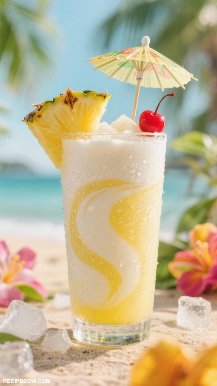 easy cocktail recipes Easy Pina Colada Recipe