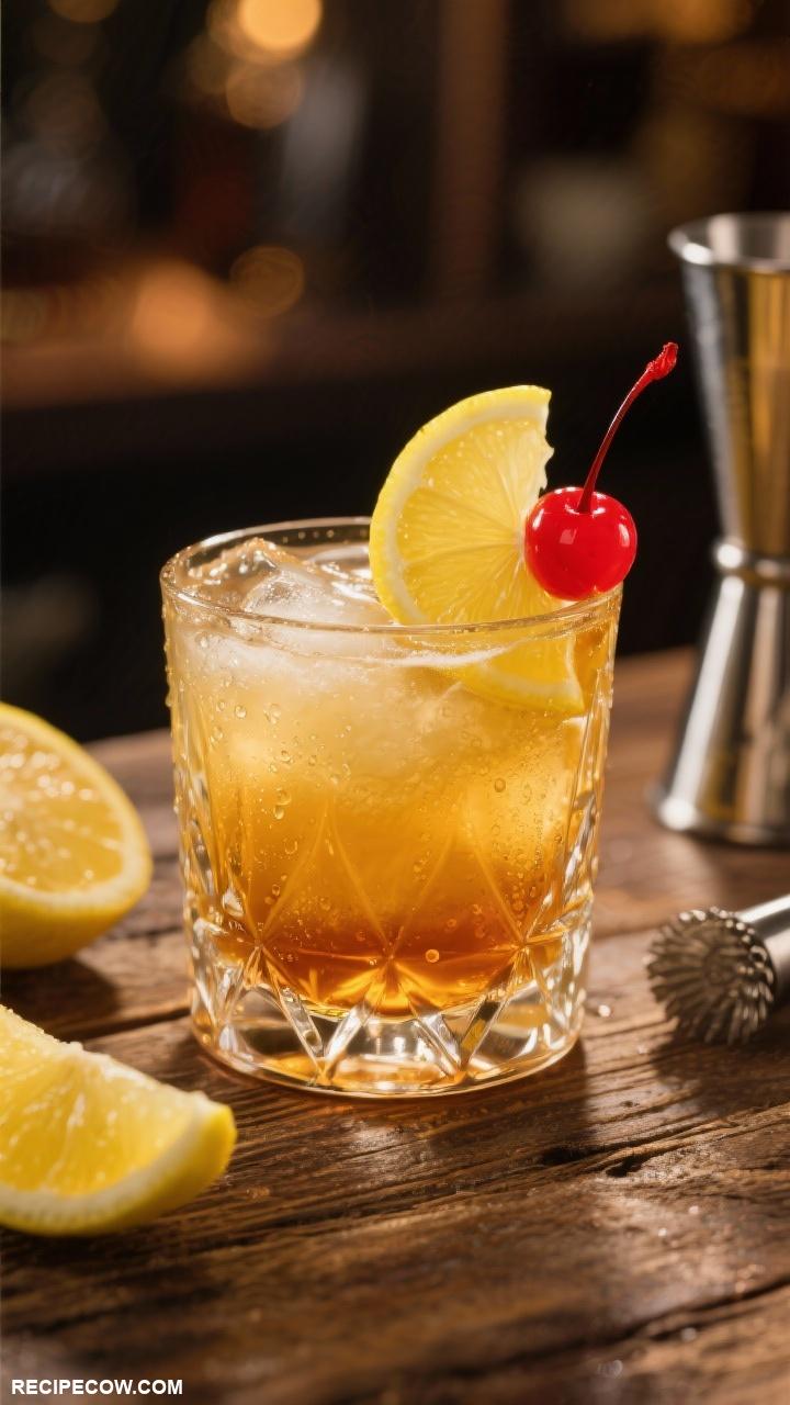 easy cocktail recipes Quick Whiskey Sour Mix
