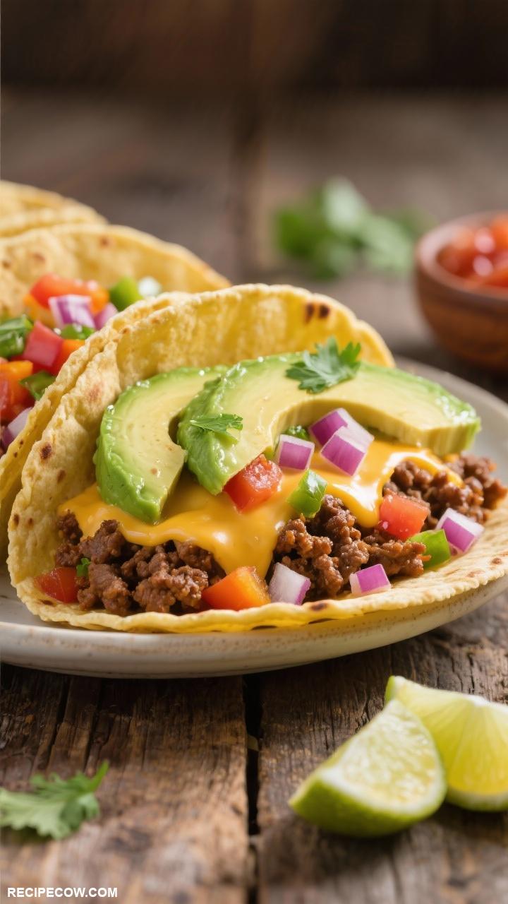 easy dinner ideas Easy Beef Tacos with Avocado