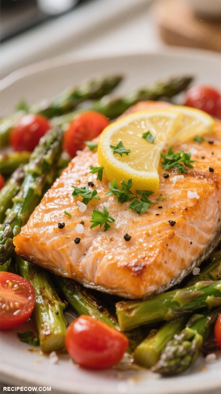 easy dinner recipes Classic Baked Lemon Salmon