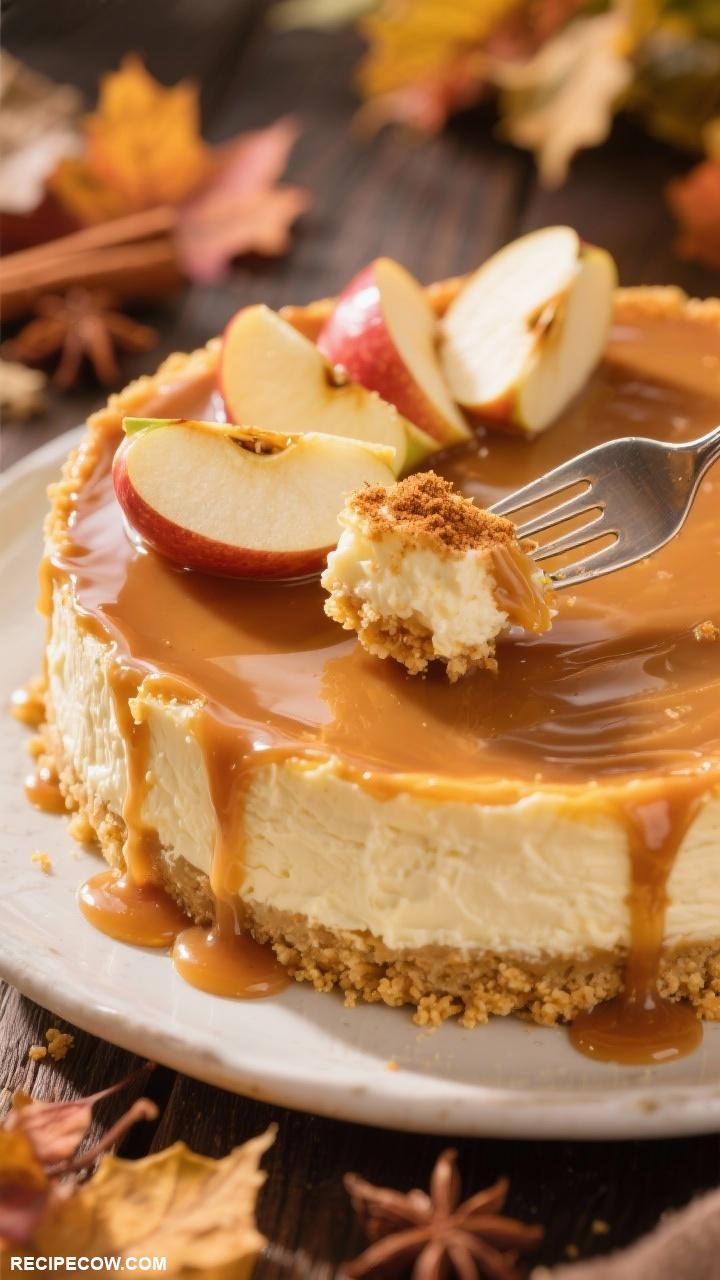 fall baking recipes Caramel Apple Cheesecake