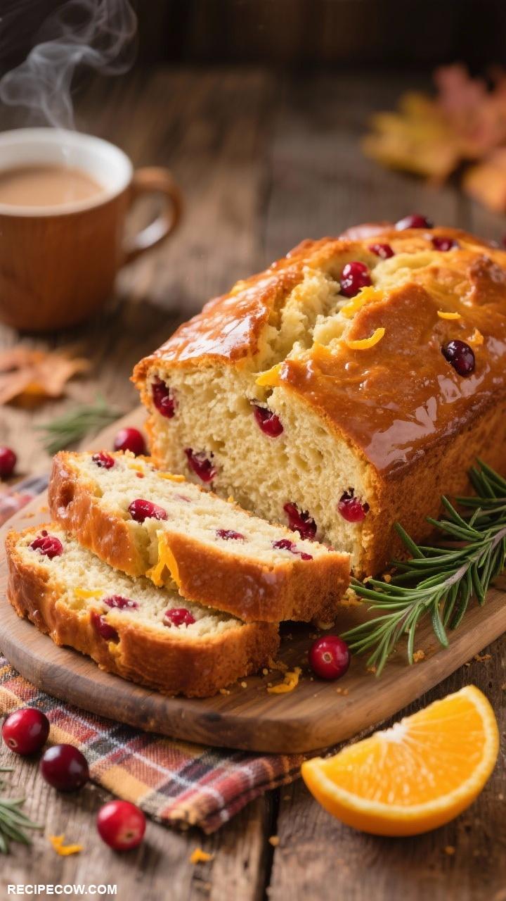 fall baking recipes Cranberry Orange Bread