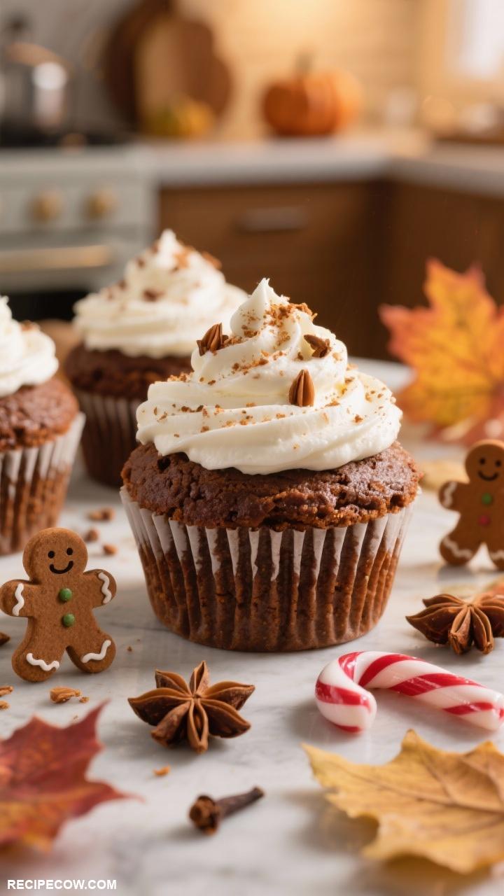 fall baking recipes Gingerbread Cupcakes
