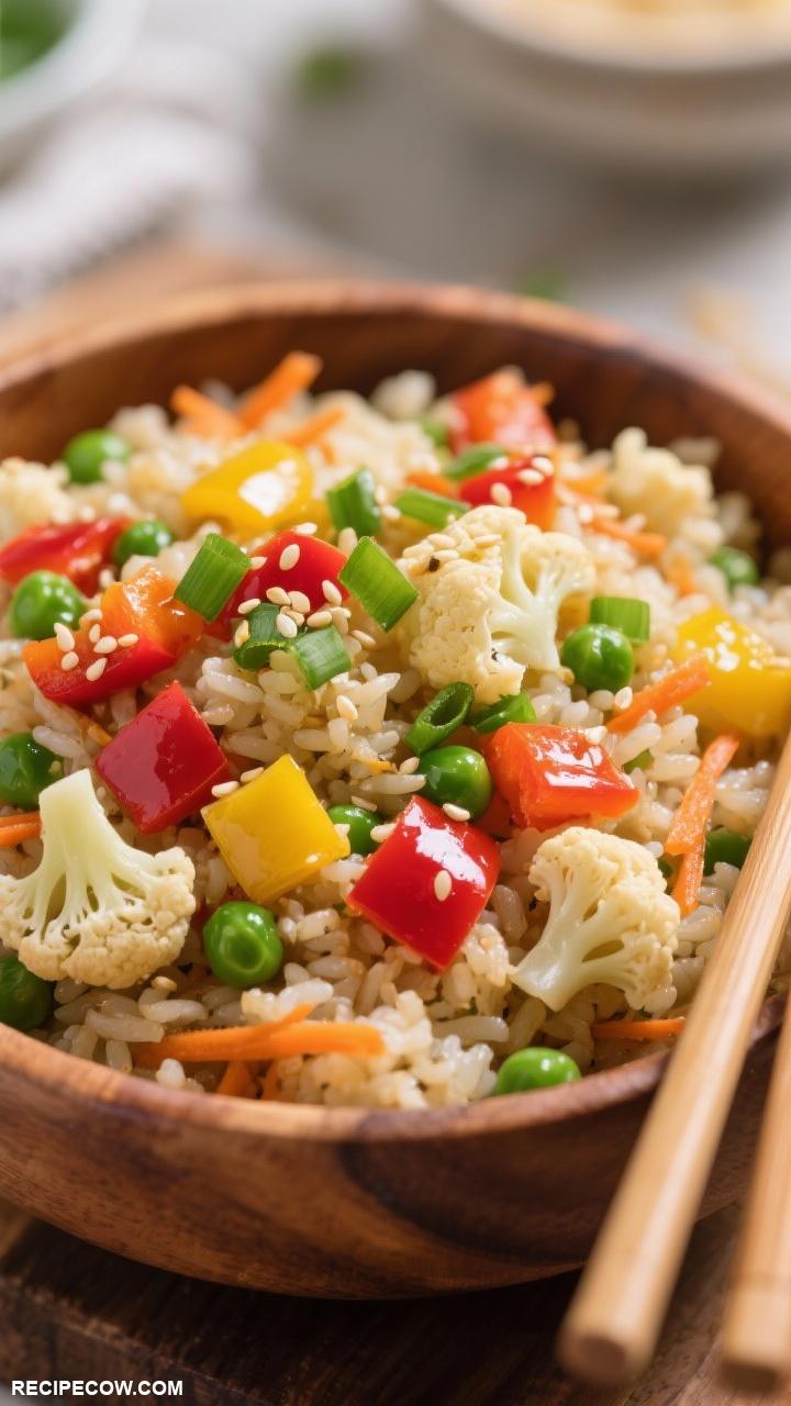 healthy dinner recipes Cauliflower Fried Rice Recipe