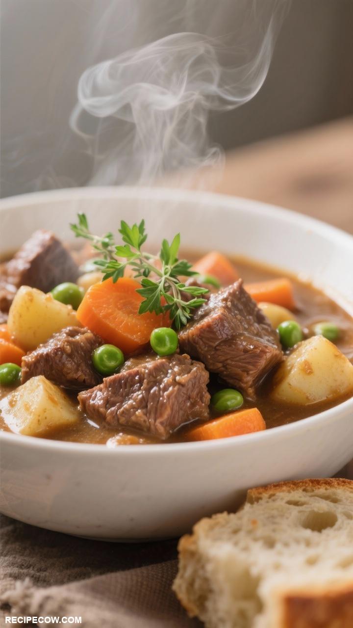 instant pot recipes Savory Beef Stew with Vegetables