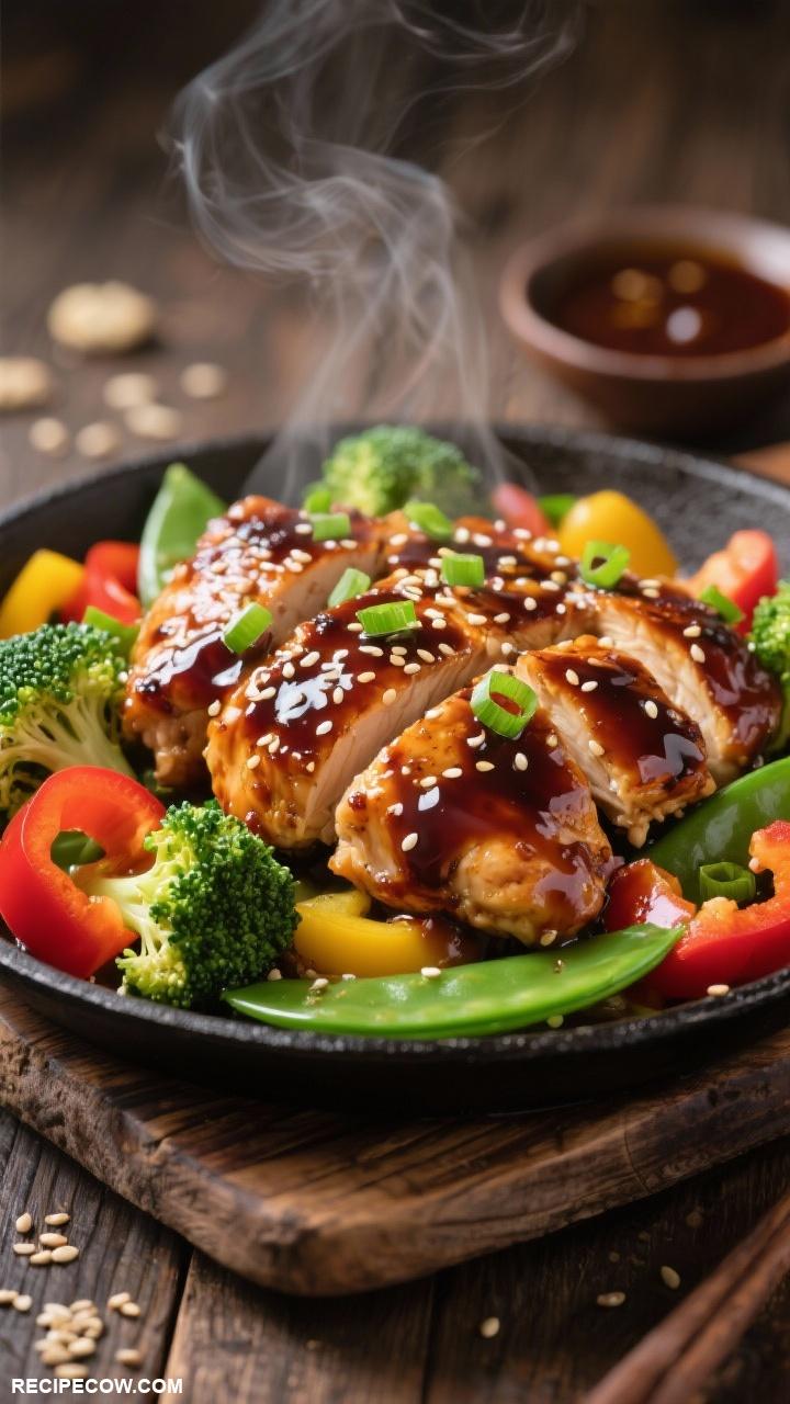 one pan dinners One Pan Teriyaki Chicken and Vegetables