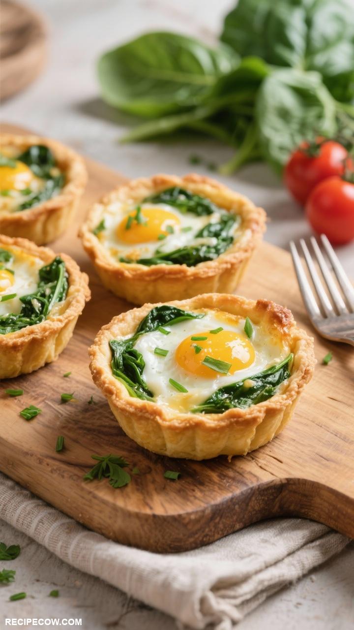 packable lunch ideas Mini Quiches with Spinach