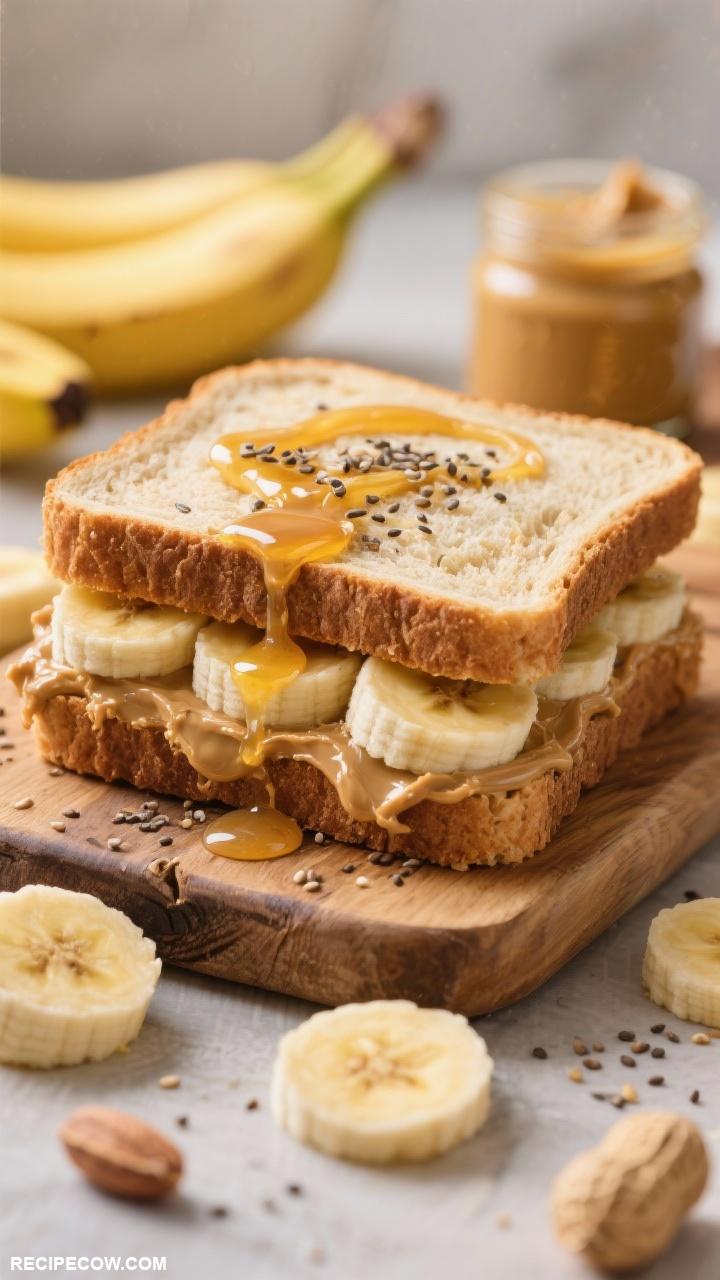 packable lunch ideas Peanut Butter Banana Sandwiches