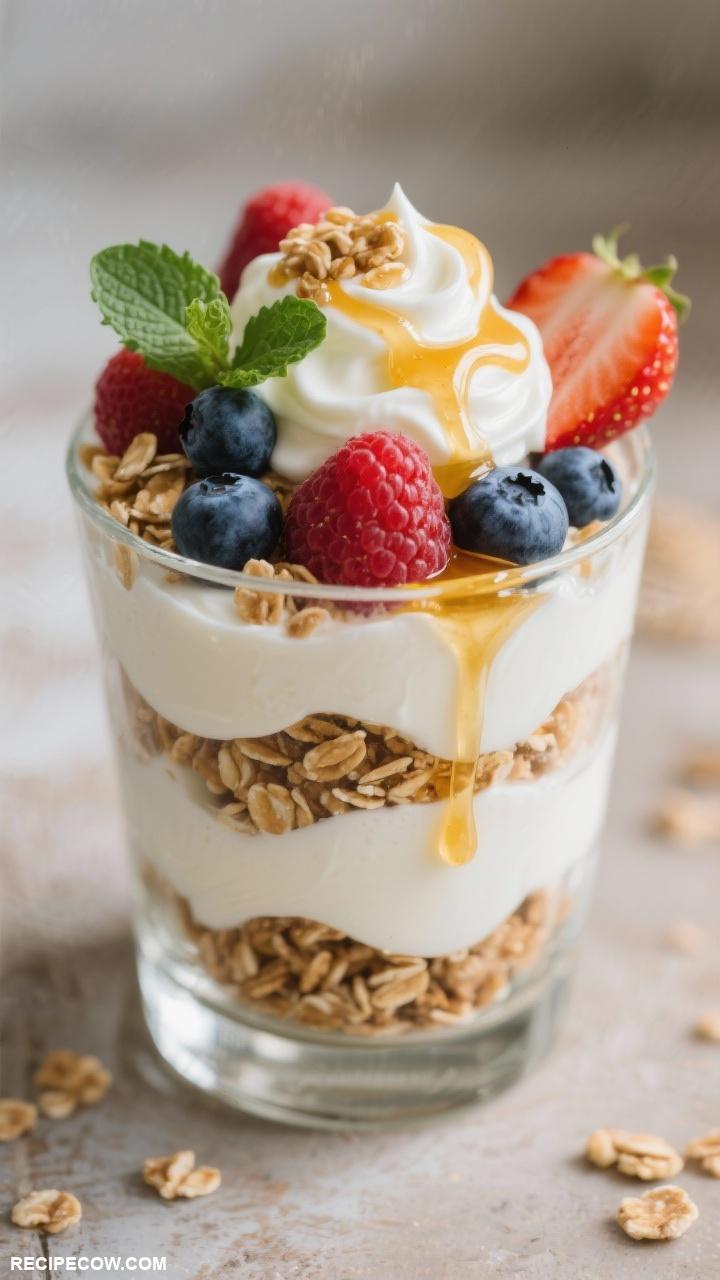 quick breakfast recipes Greek Yogurt Parfait
