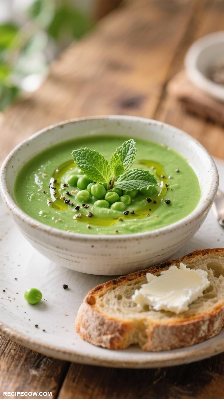 spring meals Pea and Mint Soup
