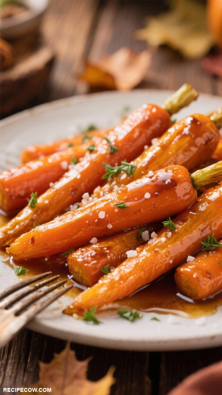 thanksgiving recipes Maple Glazed Carrots
