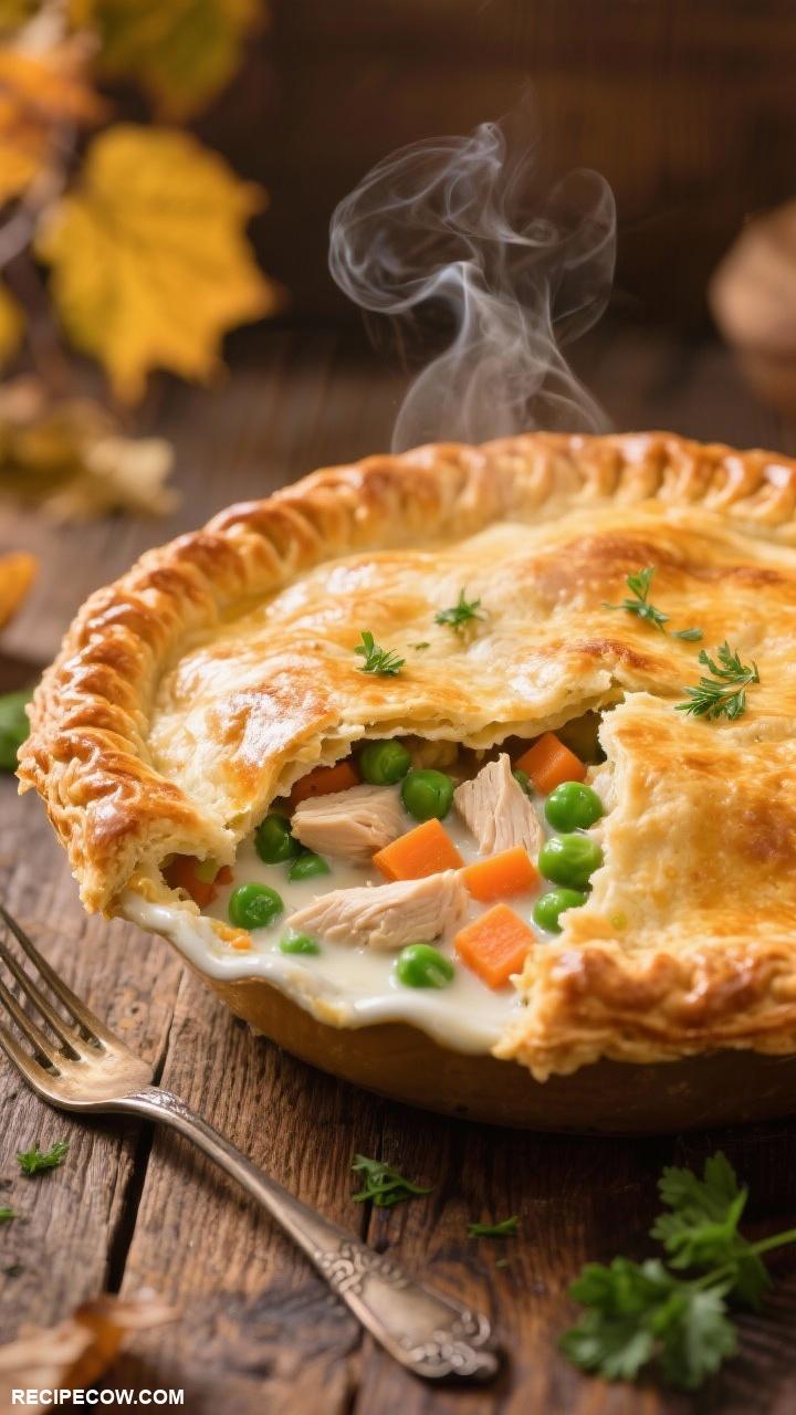 traditional american recipes Homestyle Chicken Pot Pie