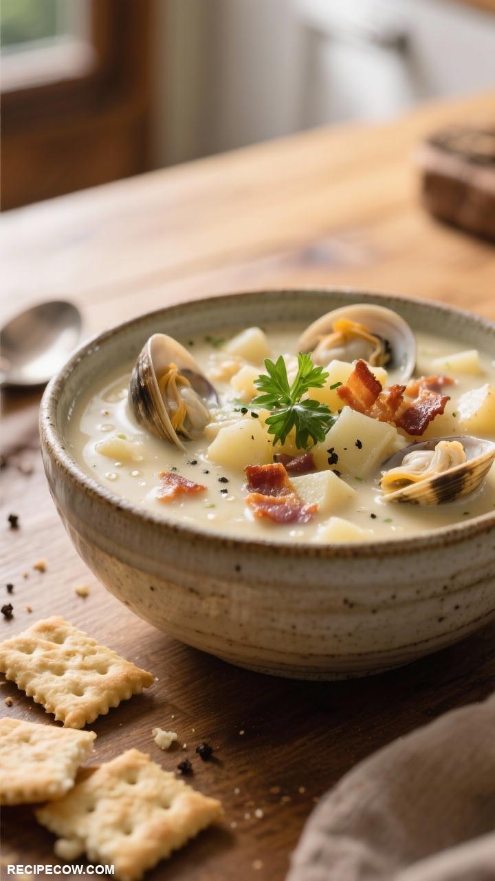 traditional american recipes New England Clam Chowder