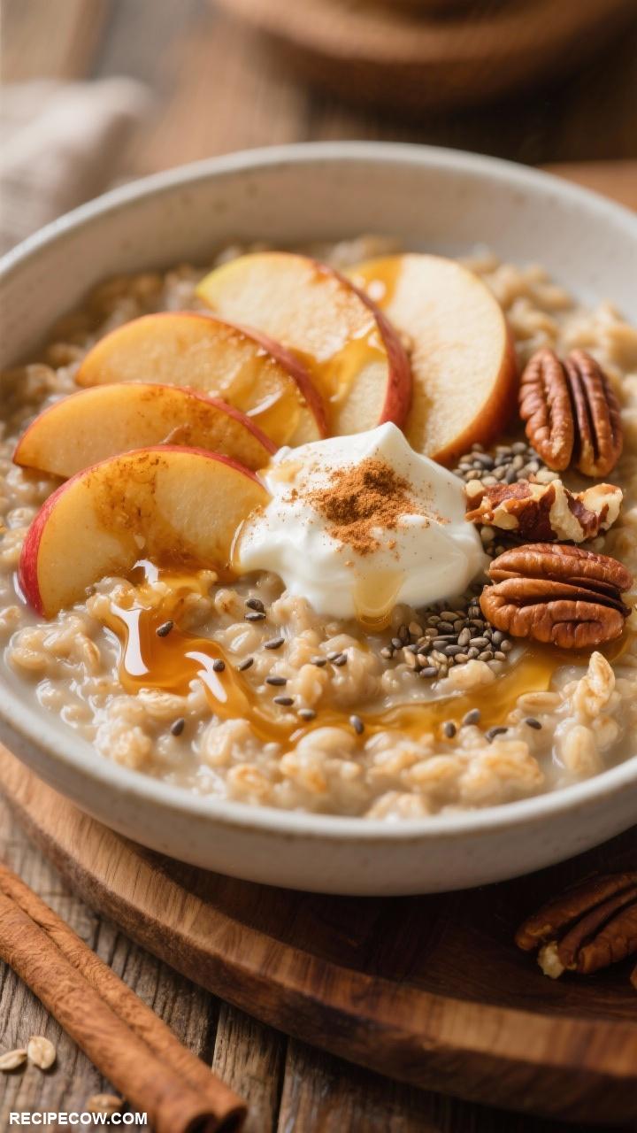 weekend breakfast ideas Cinnamon Apple Oatmeal Delight