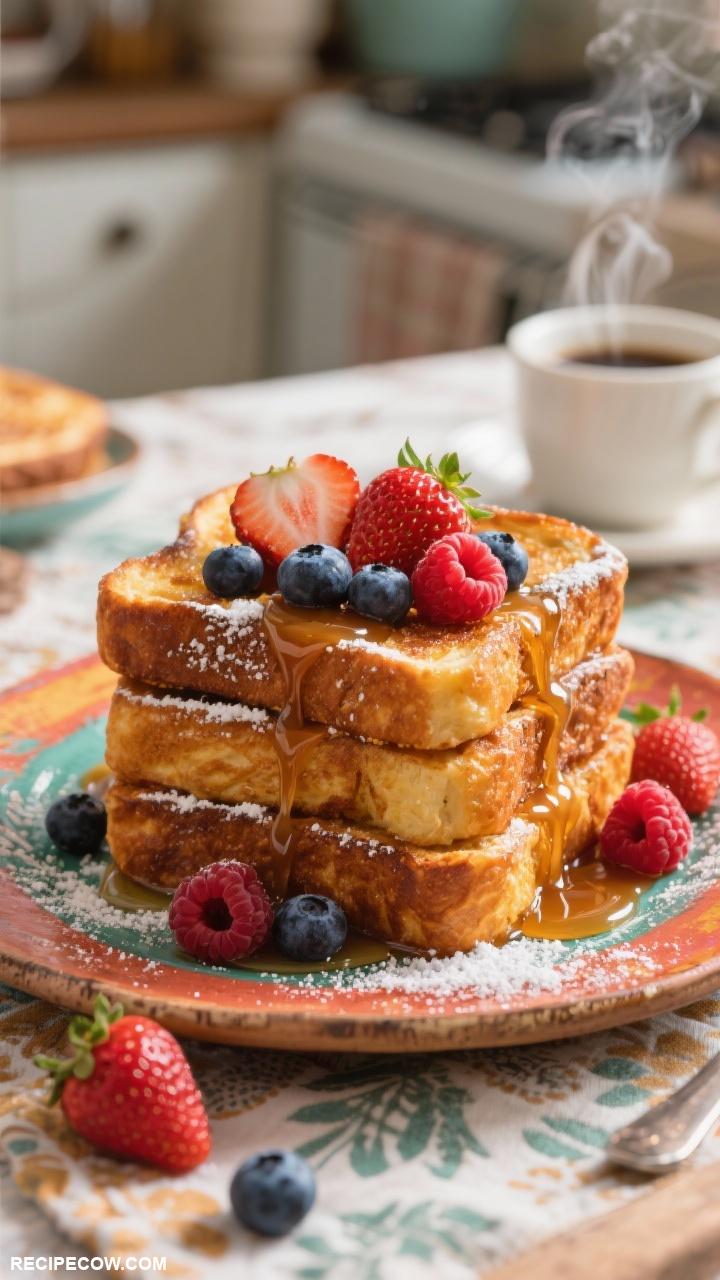 weekend breakfast ideas Classic French Toast with Berries