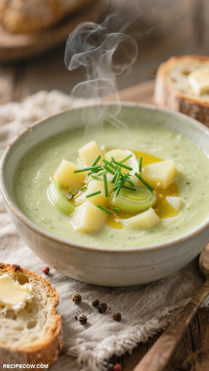 winter meals Creamy Potato and Leek Soup