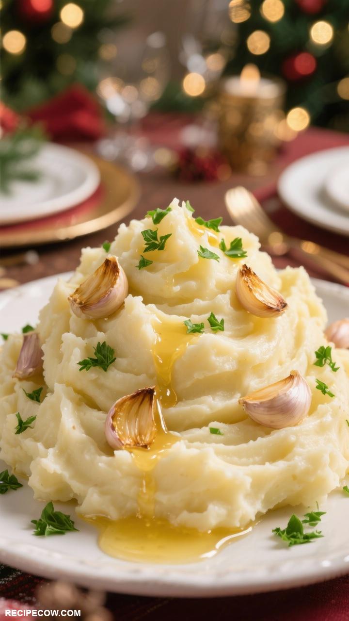 Christmas side dishes Garlic Mashed Potatoes