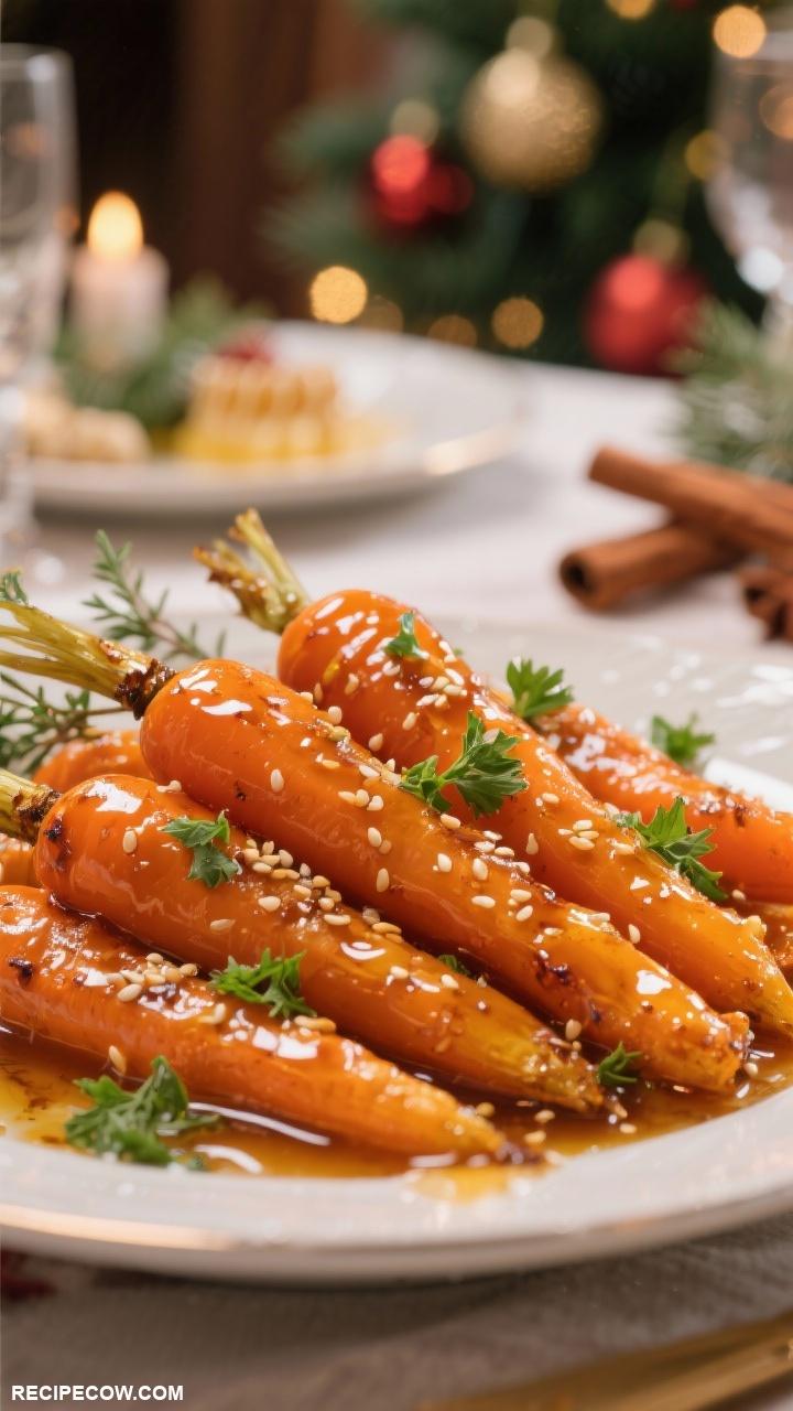 Christmas side dishes Honey Glazed Carrots