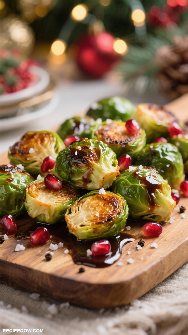 Christmas side dishes Roasted Brussels Sprouts