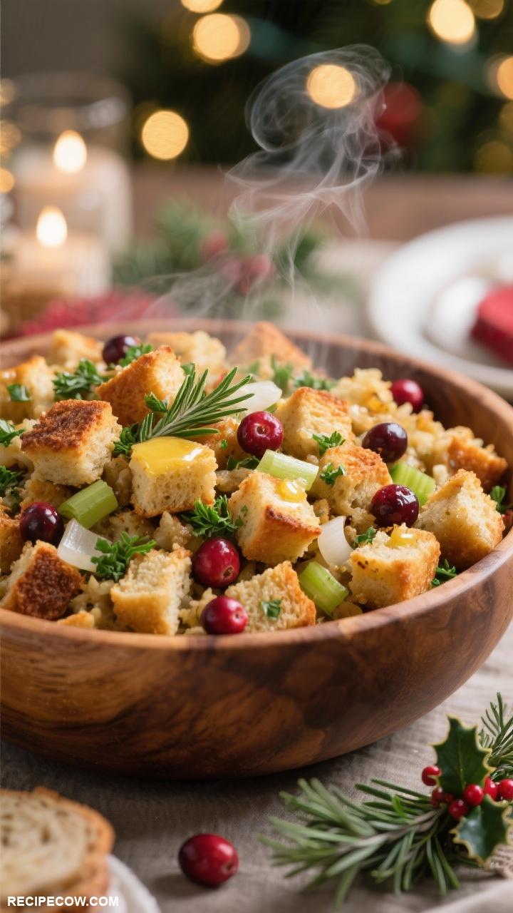Christmas side dishes Savory Herb Stuffing