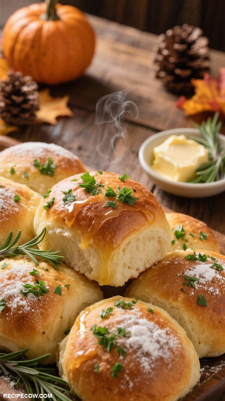 Thanksgiving sides Herbed Dinner Rolls