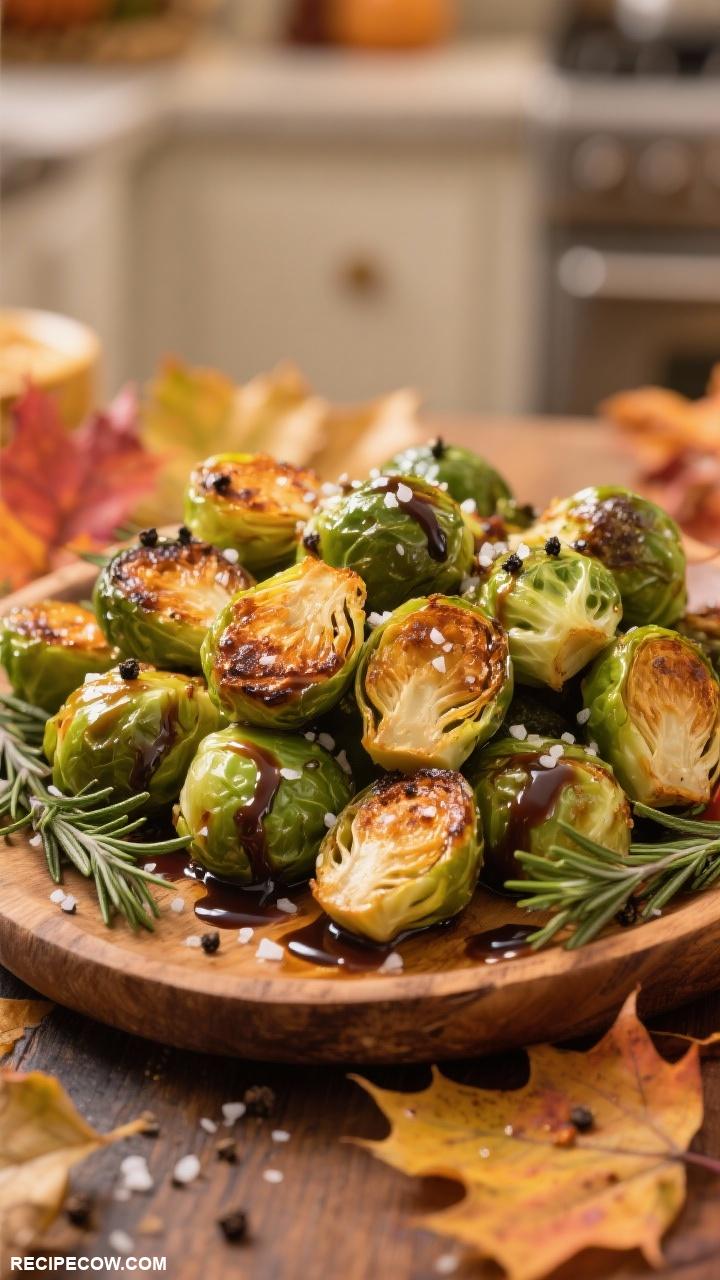 Thanksgiving sides Roasted Brussels Sprouts