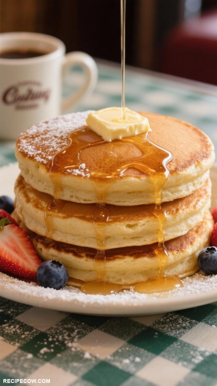 classic diner foods Pancake Short Stack