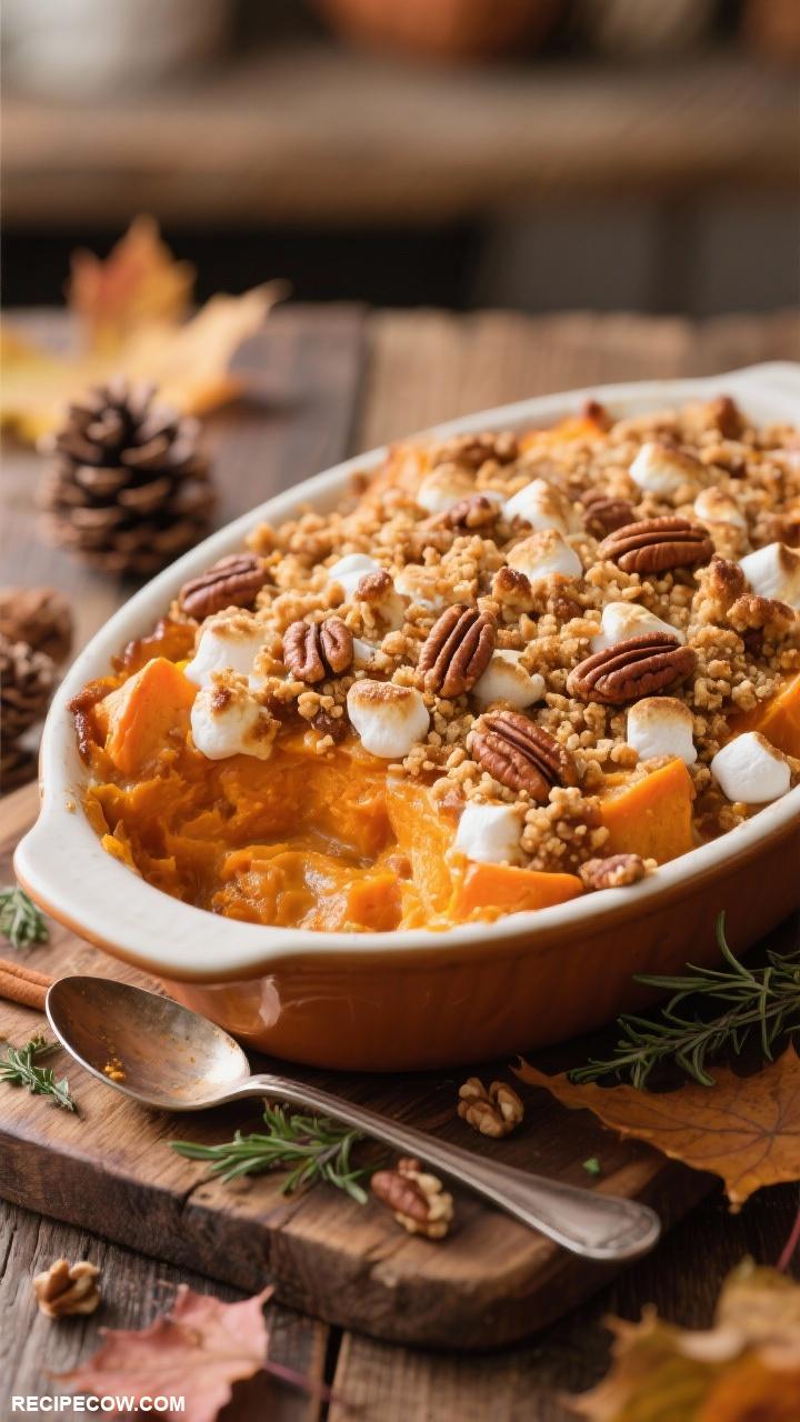 cozy fall meals Sweet Potato Casserole