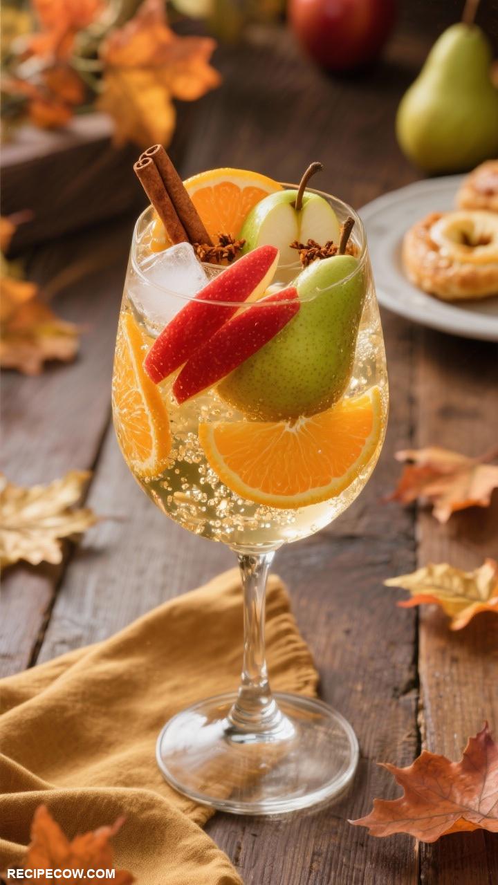 fall appetizers Apple Cider Sangria