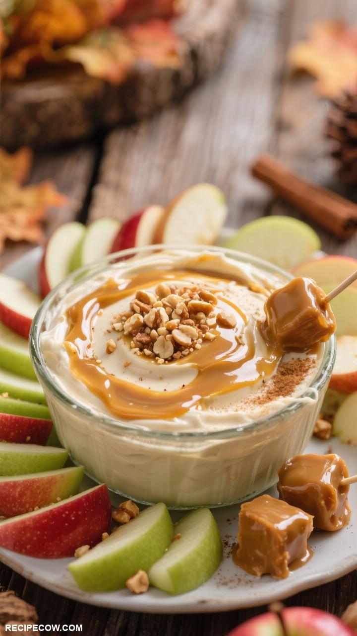 fall appetizers Caramel Apple Dip