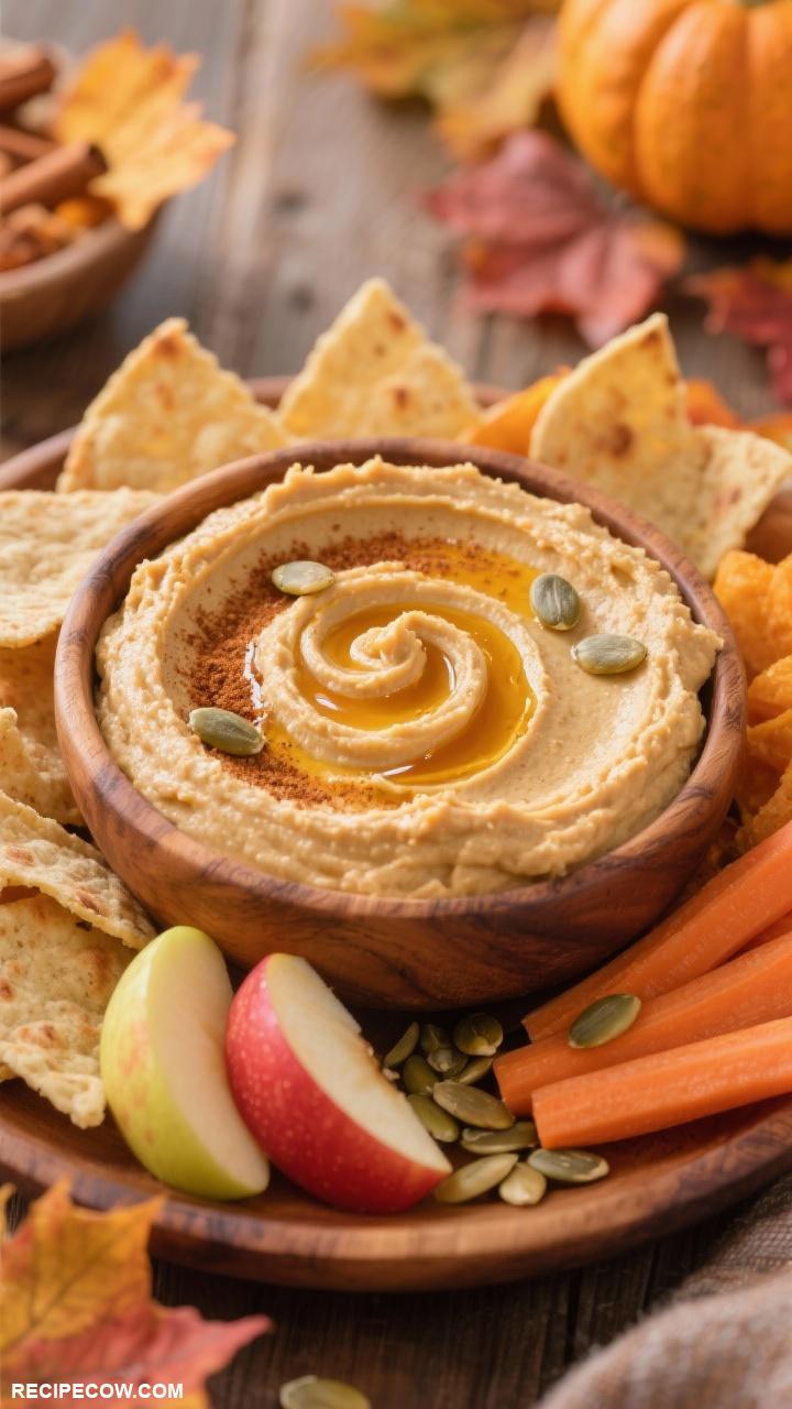 fall appetizers Pumpkin Spice Hummus