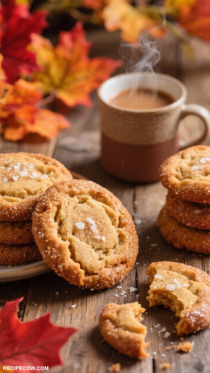 fall themed cookies Cinnamon Sugar Snickerdoodle Cookies