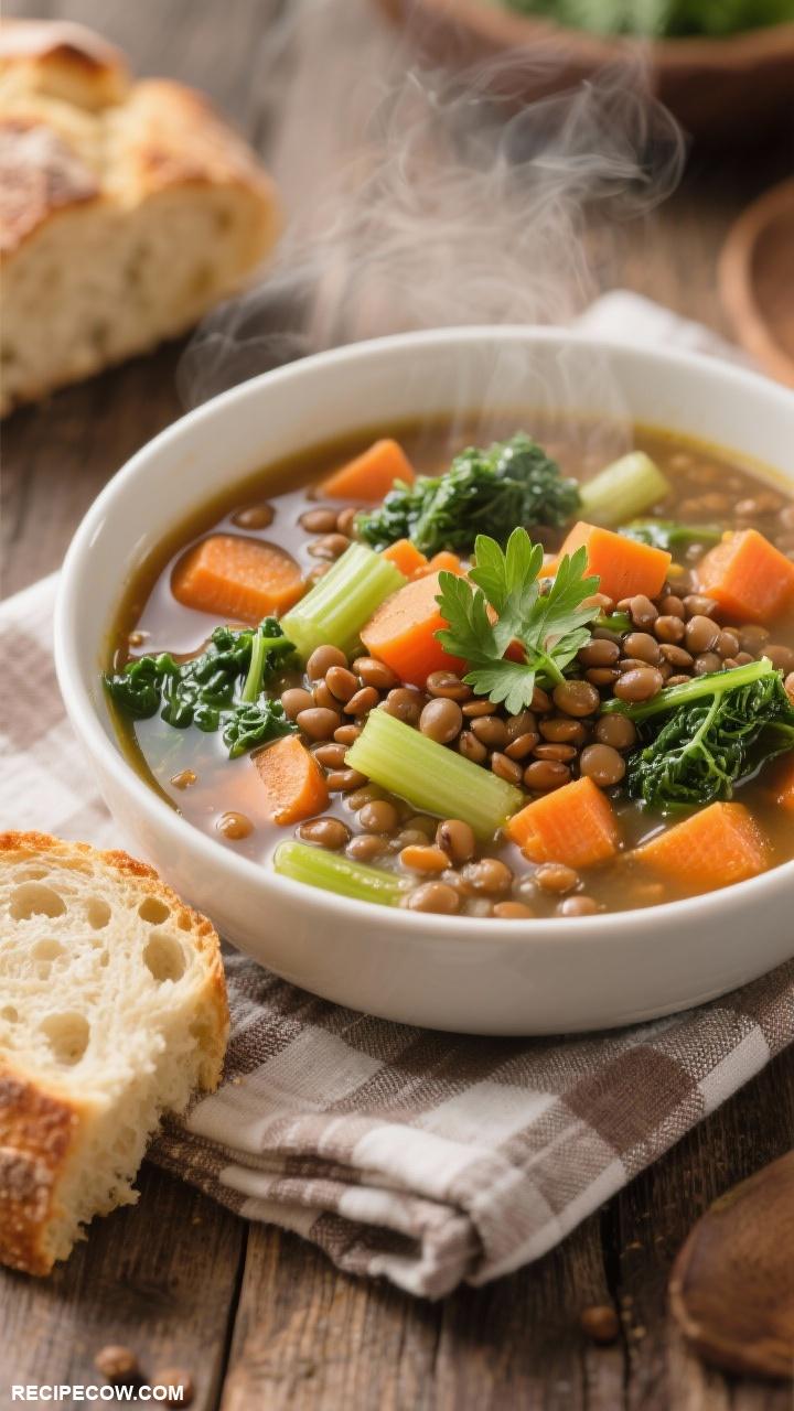 farmhouse meals Hearty Vegetable and Lentil Soup